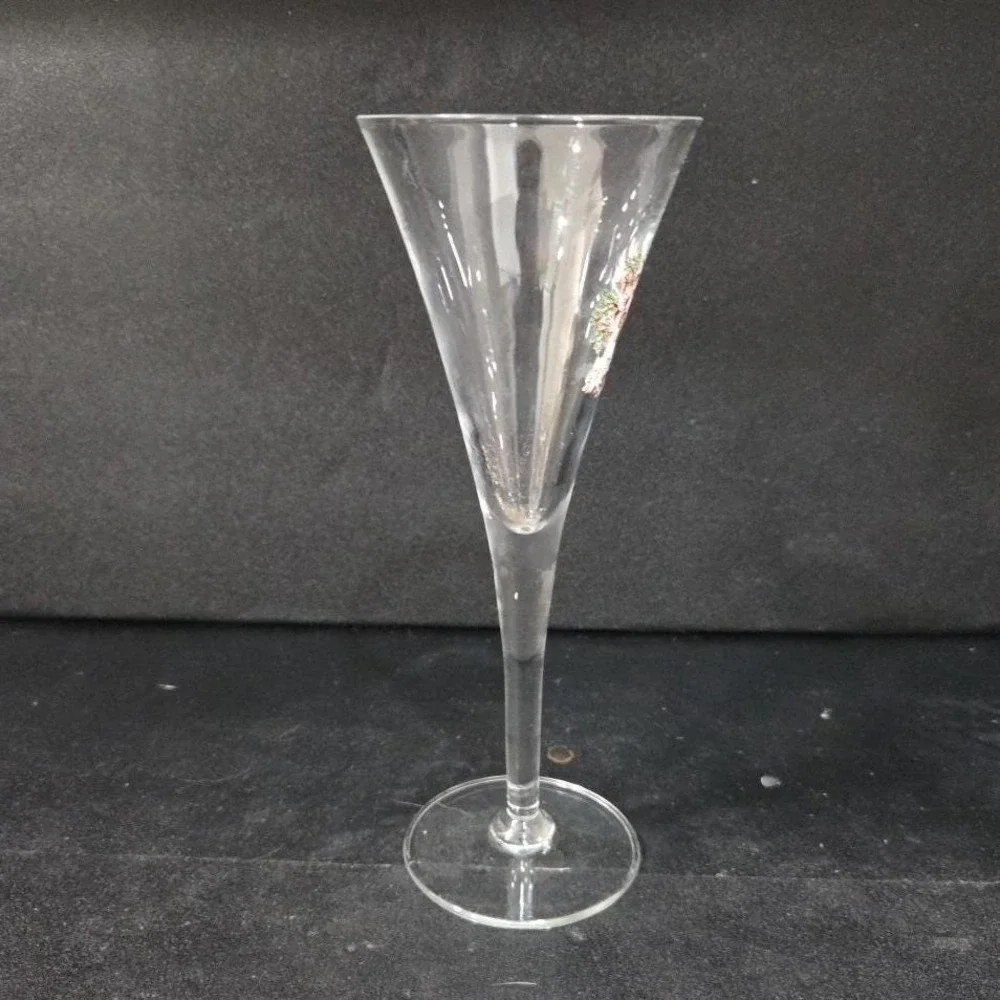 Pêcher Mignon‎ Fluted Cocktail Glass, Vintage Mid-Century Stemware, Barware